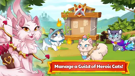 Castle Cats - Idle Hero RPG screenshot 1