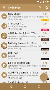 Deliveries Package Tracker screenshot 1