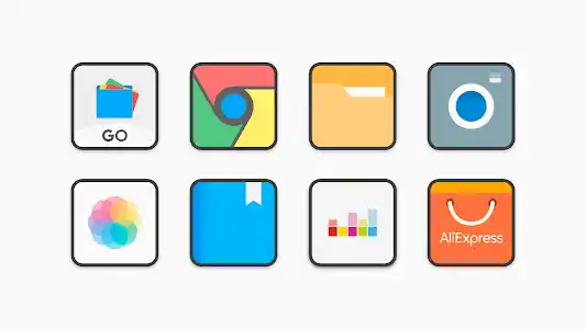 Flat Square - Icon Pack screenshot 5