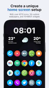Hera Icon Pack: Circle Icons screenshot 1
