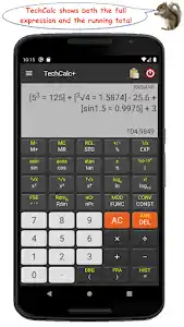 TechCalc+ Calculator screenshot 1