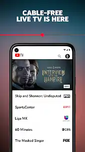 YouTube TV: Live TV & more screenshot 1