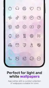 Caelus Black: linear icon pack screenshot 2