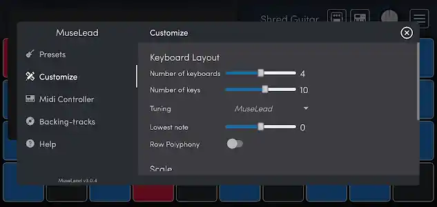 MuseLead Synthesizer screenshot 4