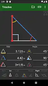 Trisolve: Triangle Calculator screenshot 1