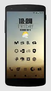 Zwart - Black Icon Pack screenshot 4