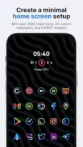 Aline: bold linear icon pack screenshot 1