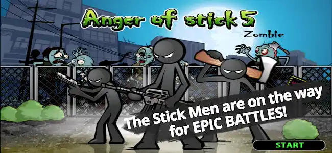 Anger of stick 5 : zombie screenshot 1