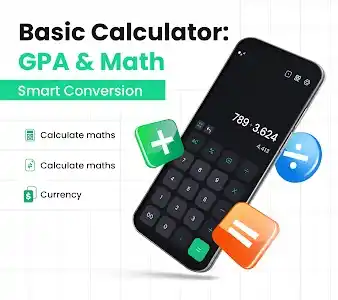 Basic Calculator: GPA & Math screenshot 1
