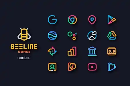 BeeLine Icon Pack screenshot 2