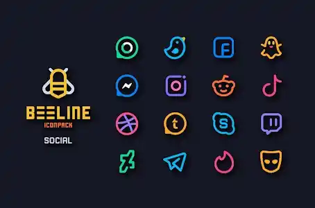 BeeLine Icon Pack screenshot 3