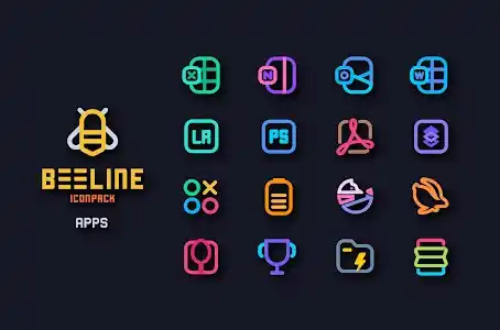 BeeLine Icon Pack screenshot 5