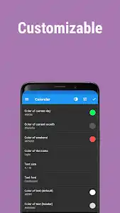 Calendar Widget: Month/Agenda screenshot 5