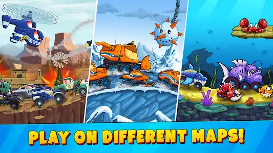 Car Eats Car 3 Hill Climb Race screenshot 2