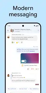 Google Chat screenshot 1