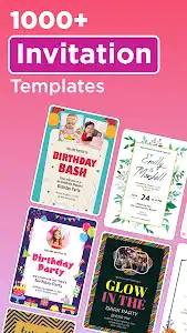 Invitation maker & Card Design screenshot 2
