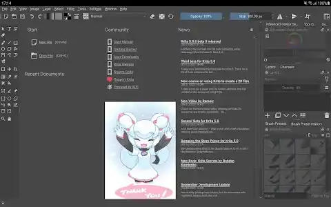 Krita screenshot 2