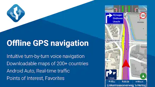 MapFactor Navigator screenshot 1