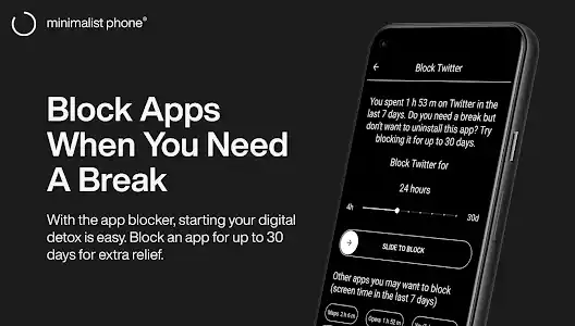 minimalist phone: Screen Time screenshot 4