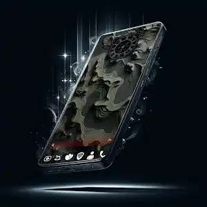 Raya Black Icon Pack screenshot 5