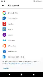 Sugar Mail email app screenshot 1