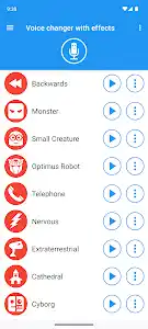 Voice changer with effects screenshot 2