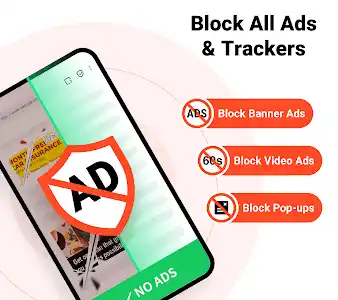 FAB Adblocker Browser:Adblock screenshot 1