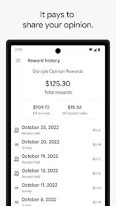 Google Opinion Rewards screenshot 1
