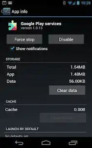 Google Play services screenshot 2