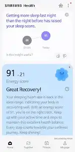 Samsung Health screenshot 2