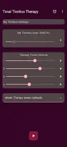Tonal Tinnitus Therapy screenshot 3