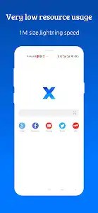 XBrowser - Mini & Super fast screenshot 1